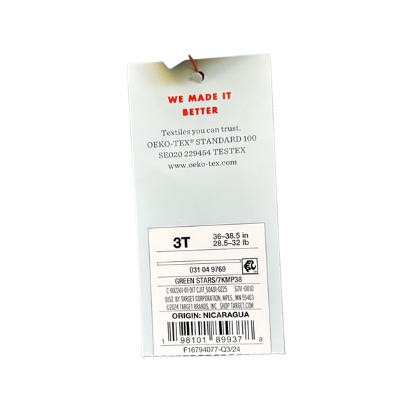 Cat & Jack Teal Star Print Dress - Picture 4 of 4